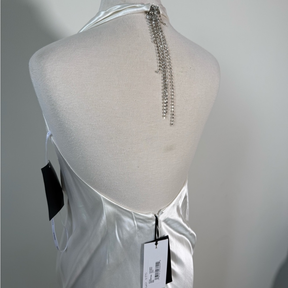 Retrofete White Satin Maxi Dress - Picture 4 of 5